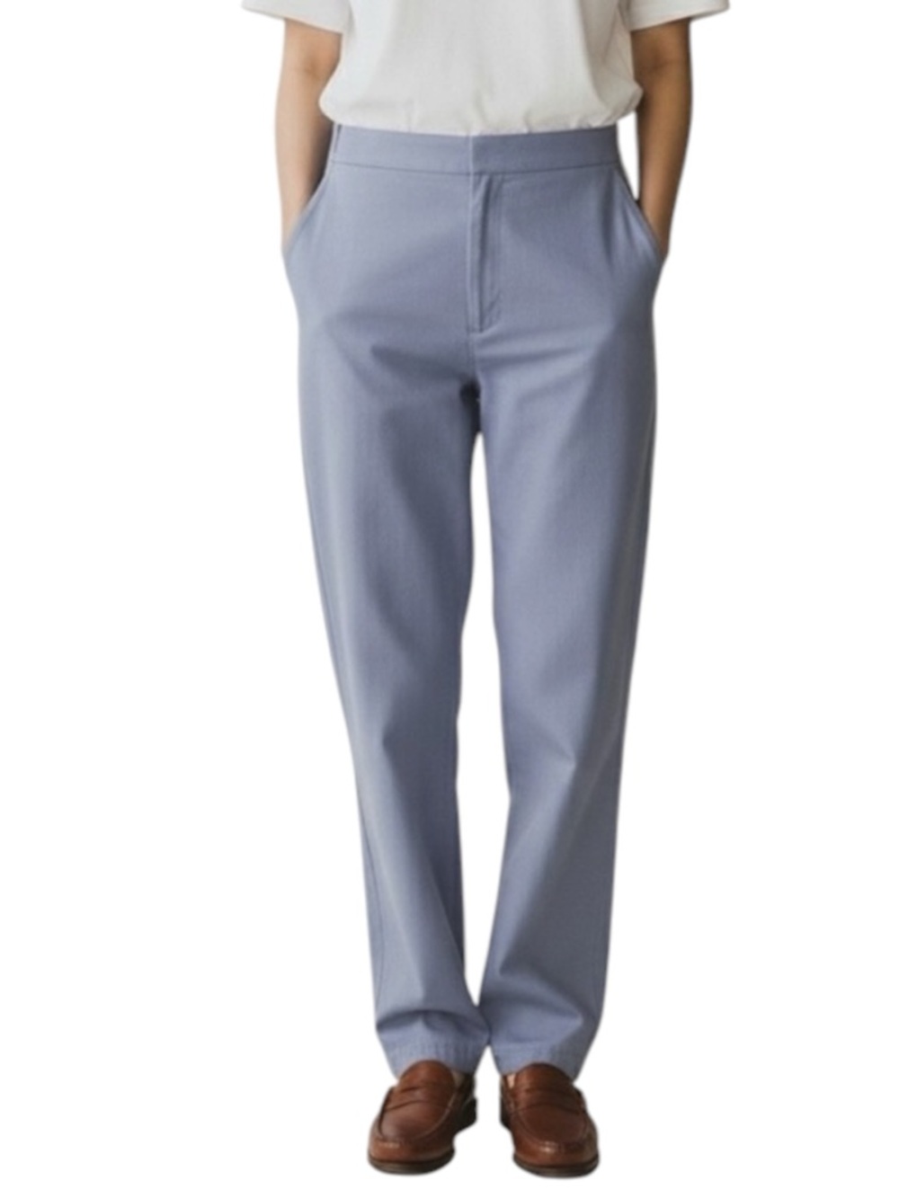 JONES NEW YORK 90's 100% Linen Relaxed Fit Light Violet Pants Size 10 -- PRETTY!